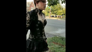 Exposing my penis on high street