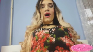 Sissy in cute dress got anal pounding