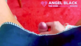 Sissy squirts her sterile load to interracial BNWO white extinction porn angel scarlett black